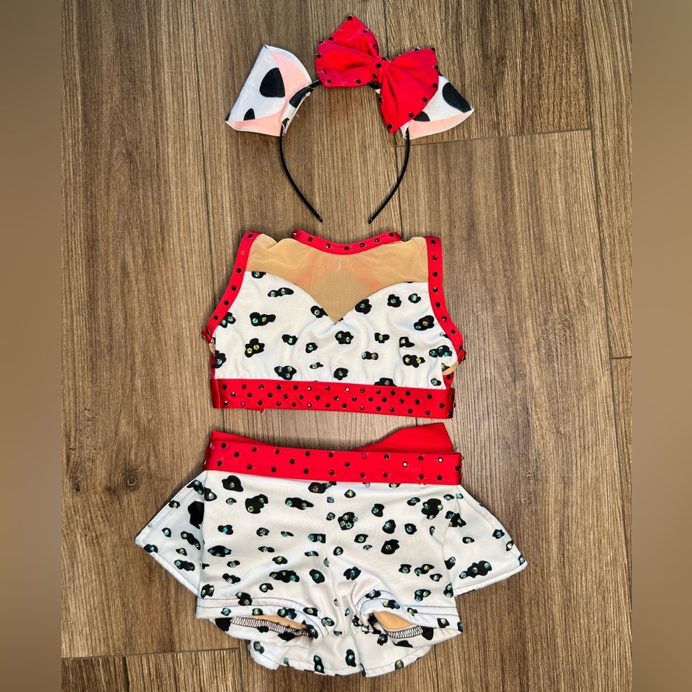 Custom Puppy Dog Dalmatian Costume dance competition